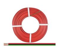 Donau Elektronik 325-014-50 Fil de câblage 3 x 0.25 mm² rouge, noir, vert 50 m