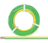 Donau Elektronik 325-354-25 Fil de câblage 3 x 0.25 mm² jaune, blanc, vert 25 m