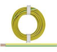 Donau Elektronik 325-354 Fil de câblage 3 x 0.25 mm² jaune, blanc, vert 5 m