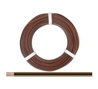 Donau Elektronik 325-818-25 Fil de câblage 3 x 0.25 mm² marron foncé, noir,