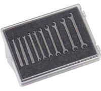 Donau Elektronik 980-SET Micro-Maulschlüssel-Set 10-tlg. 1-4 mm Micro-clé plate 10 pièces Ouverture de clé (métrique) 1 - 4 mm