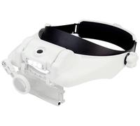 Donau Elektronik KBLP60 Premium Loupe frontale avec éclairage LED Grossissement: 1.5 x, 2 x, 3.5 x, 8 x, 9.5 x, 11.5 x blanc