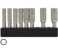 Donau Elektronik MBS66 6 pans extérieurs Jeu de douilles 2 mm, 2.5 mm, 3 mm, 3.5 mm, 4 mm, 4.5 mm, 5 mm, 5.5 mm 8 pièces 5/32 (4 mm)