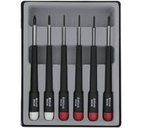 Donau Elektronik pour lélectronique et la mécanique de précision Jeu de tournevis 6 pièces cruciforme Phillips, vis Pozidriv