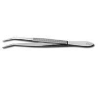 Donau Elektronik PZ2 Pince brucelle de précision pointue, courbée 120 mm