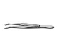 Donau Elektronik PZ2 Pince brucelle de précision pointue, courbée 120 mm