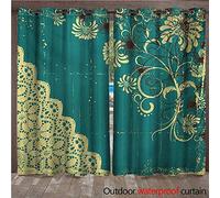 DONAU HOME Bougie colonne Golden Heart, bougie en paraffine, 70 x 100 mm, graphite, pour décoration, 49 heures de combustion, bougie décorative en cire, 1 pièce