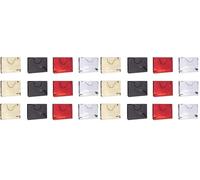 DONAU HOME Lot de 24 sacs cadeaux plastifiés - 40 x 30 x 10 cm - Pour toute l'année - Couleurs métalliques - Design uniforme - Résistant aux dommages - Élégant - Avec anse - Cadeau