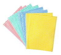 DONAU HOME Lot de 5 Chiffons 70% Viscose - Non Pelucheux - sans Traces - Lavables - Multifonctionnelles - Réutilisables - pour la Maison, la Cuisine, la Voiture, la Moto - 30 x 40 cm - Mélange de