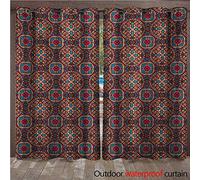 DONAU HOME Spiced Christmas Lot de 4 bougies piliers en paraffine, 40 x 70 mm, orange avec clou de girofle, rouge, bougie pilier décorative, pour décoration