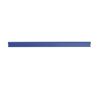 DONAU Lot de 10 rails de serrage universels DIN A4 / 8 mm pour environ 80 feuilles/bornier pour bandes brise-vue/clips de fixation/plastique PVC/bleu