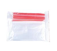 DONAU Lot de 100 sachets à fermeture à pression - 10 x 12 cm - Transparents - Transparents - En film plastique LDPE solide - Qualité alimentaire