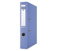 DONAU Master Lot de 25 classeurs étroits, format A4, 5 cm, 25 pièces, bleu, housse en plastique PP, carton et papier cartonné