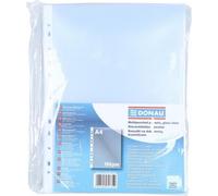 Donau Pochettes de prospection 100 pièces Din A4 Transparent Binders Reliure Starke 100 Donau Super Star Pochettes de prospection pièces A4 Starke