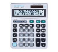 Donau Tech K-DT4129 Calculatrice 12 chiffres 210x154x37mm métal argenté