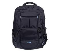 DONAU TRAVEL Amsterdam Sac à dos pour ordinateur portable/ 17"/ Câbles USB + USB-C/Idéal pour le travail et les études/Matériau imperméable/Dimensions : 35x21x47cm/ 35 litres/Noir