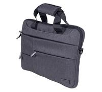 DONAU TRAVEL Budapest Sacoche unisexe pour ordinateur portable jusqu'à 14"/3 l Gris Sac pour ordinateur portable MacBook Housse de transport avec poches pour accessoires de rangement étanche 1 pièce