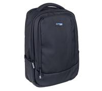 DONAU TRAVEL Sac à dos pour ordinateur portable Berlin Business/Compatible avec ordinateurs portables jusqu'à 15,6 pouces/ 16l/ Imperméable/Câble avec port USB/Noir/Idéal pour les voyages