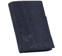 DONBOLSO Porte Carte en Cuir de Liège NextGen | Cuir Végétalien Portefeuille avec Protection RFID | Portefeuille Homme Cuir Mince sans Pochette à Monnaie | Etui Jusqu'à 11 Cartes | Liège Bleu