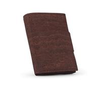 DONBOLSO Porte Carte en Cuir de Liège NextGen | Portefeuille Végétalien avec Protection RFID | Portefeuille Homme Mince avec Pochette à Monnaie | Etui Jusqu'à 11 Cartes | Liège Marron