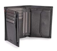 DONBOLSO Portefeuille Vienne | Grand Portefeuille Homme Cuir | Porte Carte Cuir avec Protection RFID | Vintage Gris