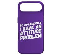 Donc apparemment, J'Ai Un problème d'attitude - Sarcastic Funny Coque pour iPhone Air