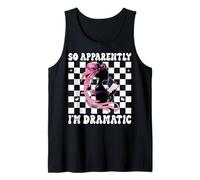 Donc apparemment, Je suis Une Fille de théâtre Dramatique avec Un Masque de théâtre Dramatique Débardeur