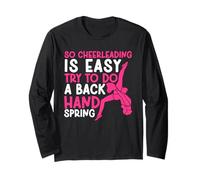 Donc Cheerleading is Easy Try to Do A Back Handspring Cheer Manche Longue