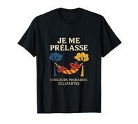donc je suis Je me prelasse hamac machine ecrire T-Shirt