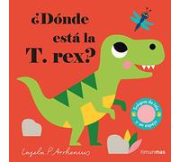 ¿Dónde está la T. rex?: Solapas de tela y un espejo