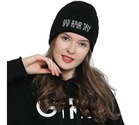 DonDon bonnet femme bonnet hiver avec Statement - BAD HAIR DAY