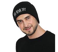 DonDon Bonnet Homme Bonnet Hiver avec Statement - Bad Hair Day