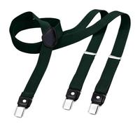 DonDon Bretelles pour hommes étroites 2,5 cm avec 3 clips de bretelles vintage extra forts en forme de Y