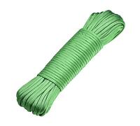 DonDon Corde Paracorde 30 Mètres Ruban de Tissu Lacet de Nylon Bracelet de Survie à Fabriquer et pour Activités de Camping en Extérieur 4 mm - 7 brins Herbe-Vert