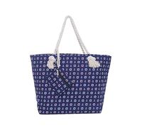 DonDon Grand sac de plage imperméable avec fermeture à glissière Sac shopping à bandoulière