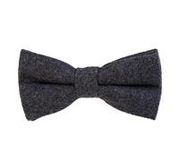 DonDon Noeud papillon en coton pour homme 12 x 6 cm avec crochet déjà lié et réglable - gris foncé