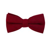 DonDon Noeud papillon en coton pour homme 12 x 6 cm avec crochet déjà lié et réglable - pourpre