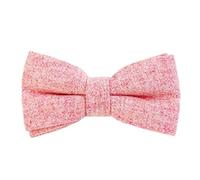 DonDon Noeud papillon en coton pour homme 12 x 6 cm avec crochet déjà lié et réglable - rose