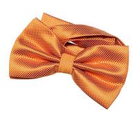 DonDon Noeud papillon pour homme 12 x 6 cm avec crochet déjà lié et réglable - orange