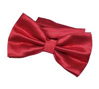 DonDon Noeud papillon pour homme 12 x 6 cm avec crochet déjà lié et réglable - rouge