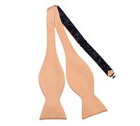 DonDon Noeud papillon pour homme à nouer soi-même Noeud pap pour costume et smoking - Apricot