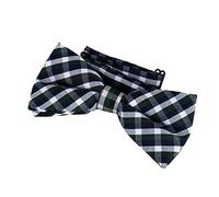 DonDon Nœud papillon à carreaux pour hommes avec crochet - déjà lié et réglable