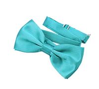 DonDon Nœud papillon avec crochet turquoise - déjà lié et réglable