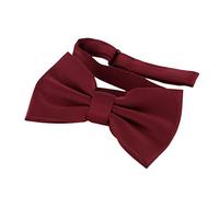DonDon Nœud Papillon bordeaux déjà noué réglable