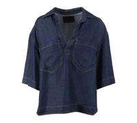 Dondup - Camicia - Femme - Blouses et Chemises - Bleu - Taille: 38 FR