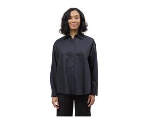 Dondup - Camicia over en gabardine - Femme - Blouses et Chemises - Noir - Taille: 38 FR