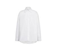 Dondup - Camicia Over in Gabardina - Femme - Blouses et Chemises - Blanc - Taille: 42 FR