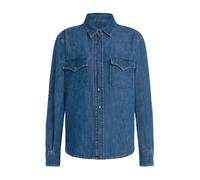 Dondup - Chemise en jean coupe regular - Femme - Blouses et Chemises - Bleu - Taille: 40 FR
