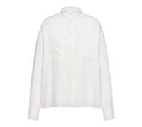 Dondup - Chemise regular en gabardine de viscose - Femme - Blouses et Chemises - Blanc - Taille: 38 FR
