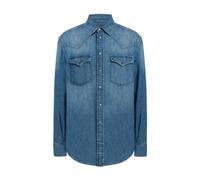 Dondup - Denim Shirt - Homme - Chemises - Bleu - Taille: XL